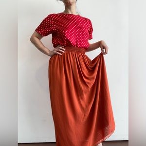 American Apparel Chiffon Maxi Skirt